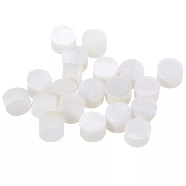 Musiclily Pro 20Pcs 3mm Natural Mother of White Pearl Guitar Fretboard Inlay Dot