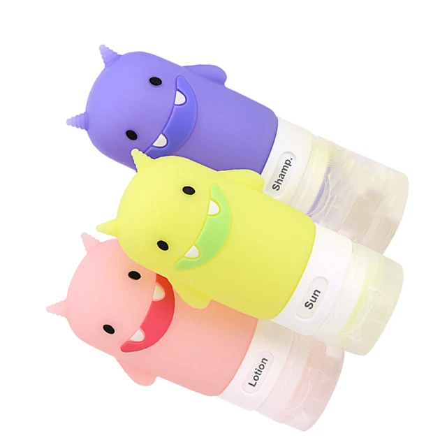 3 Pcs Bouteille De Voyage Souple Bouteille De Lotion Flacon Souple