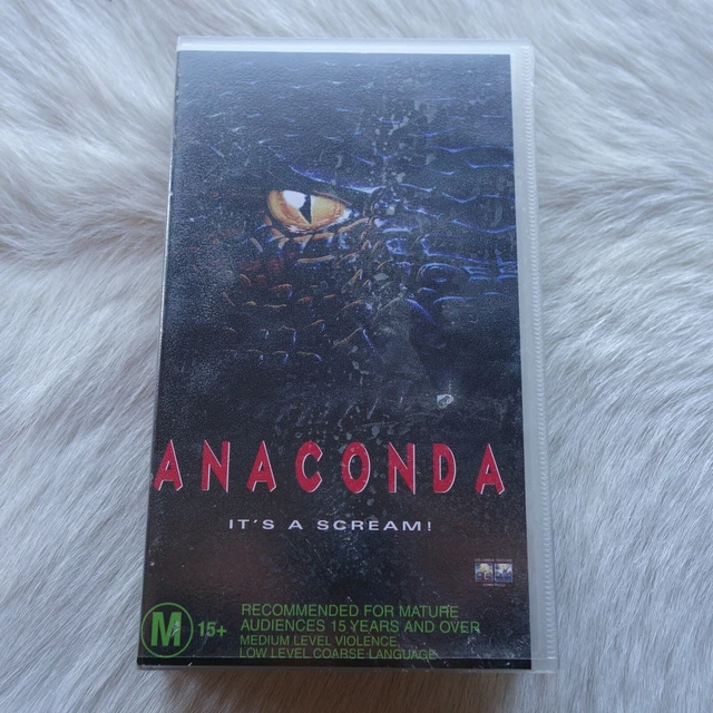 ANACONDA MOVIE 1997 VHS Vintage Jennifer Lopez Vintage HORROR Movie 90s