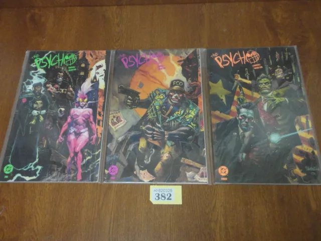 COMPLETE #1 #2 & #3 THE PSYCHO / DC Comics TPB 1991 - VFNM+ Bagged