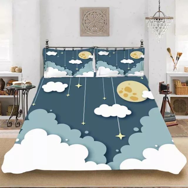 Star Competition 3D Printing Duvet Quilt Doona Covers Pillow Case Bedding Sets