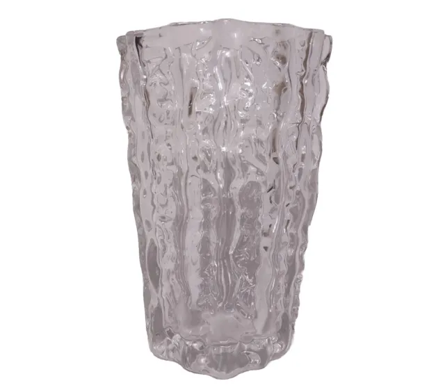 Mikasa Frost Fire Crystal Vase 9.5" Tall