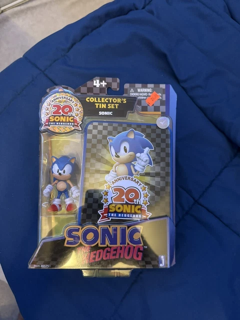 JAZWARES SONIC THE Hedgehog 20th Anniversary Collector Tin Classic ...