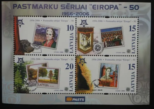 2006 Lettland; 500 Blocks Europa, postfrisch/MNH, Bl. 21, ME 1500,- 2