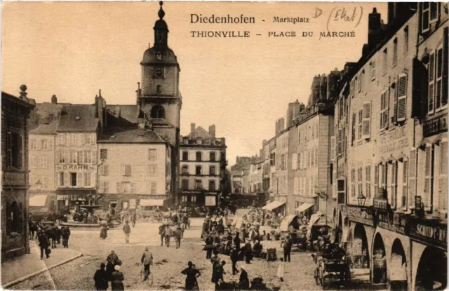 CPA AK Diedehofen - Marketplace - THIONVILLE - Place du Marche (651072)