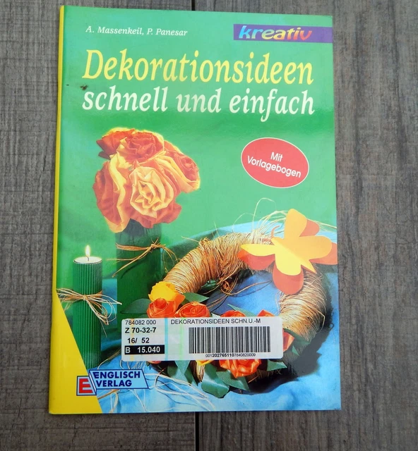 Dekorationsideen schnell und einfach, mit Vorlagebogen