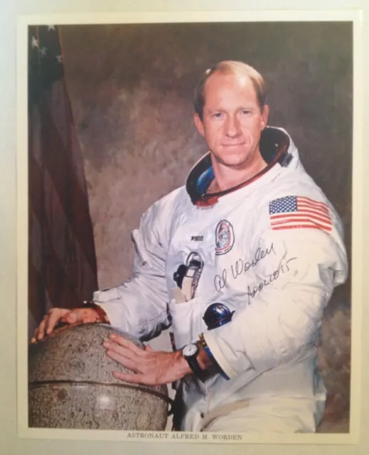Astronaut Alfred "Al" Worden Signed NASA Apollo 15 Mission Photograph