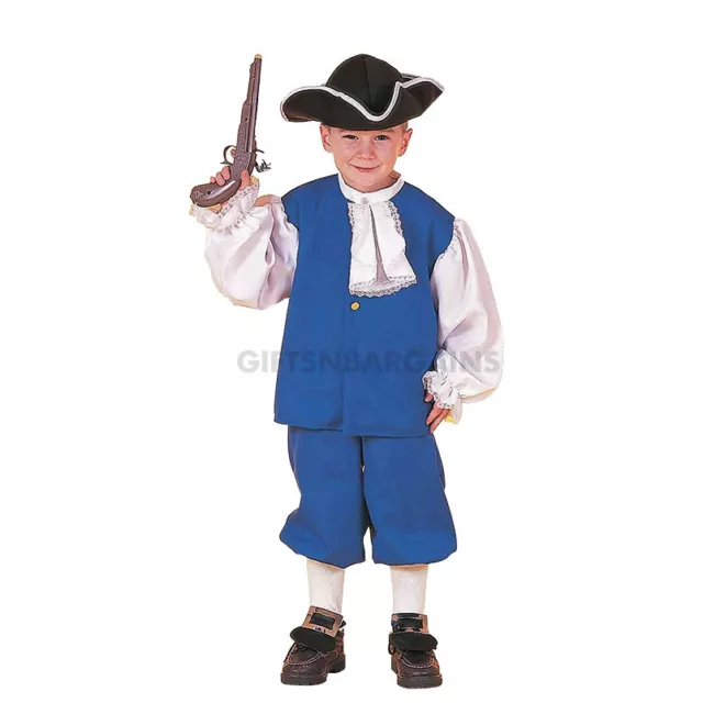 Pioneer Boy American Founder Child Dress Up Colonial Settlers Australian Costume