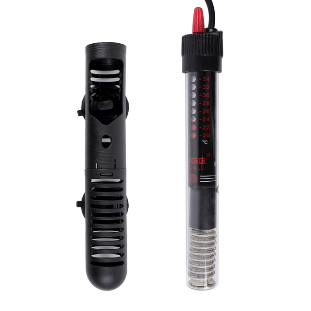 Aquarium Heater Fish Tank Heater w/Cover Guard Anti-Explosion 25/50/100/200/300W