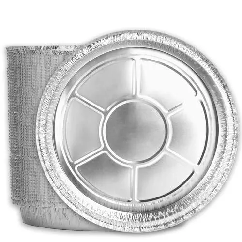 Aluminum Foil Pie Pans - Disposable Pie Tins For Bakeries, Cafes, 9 Inch 50