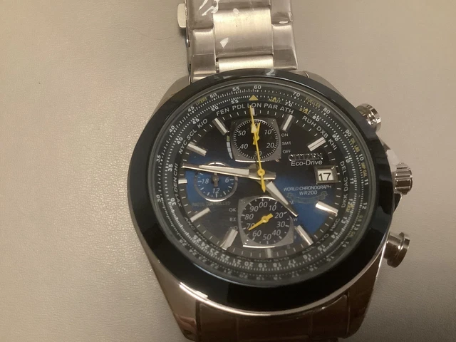 MENS CITIZEN ECO drive chronograph watch new 92.00 PicClick UK