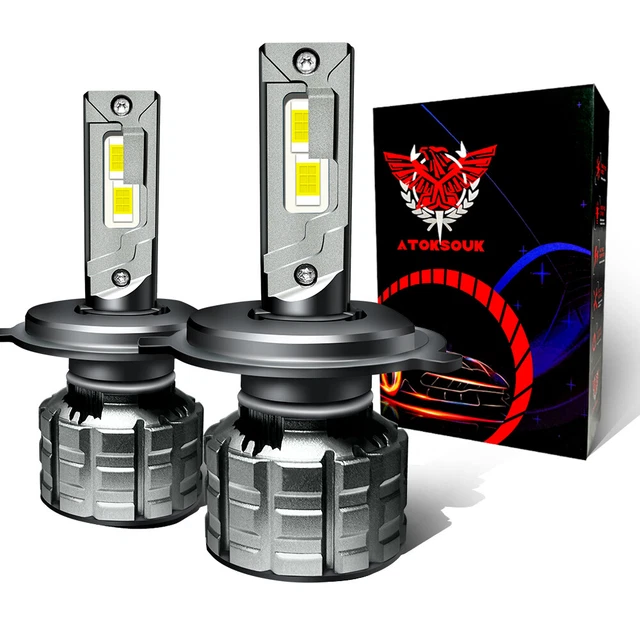 H4/HB2 Cool White LED Bulbs Low Beam LED Headlight Kit 500W for Sequoia 01-07