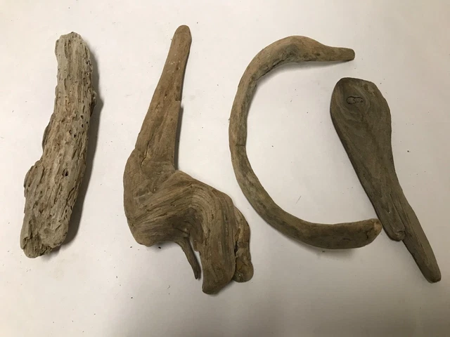 Lot of 4 pcs driftwood freshwater terrarium aquarium crafts