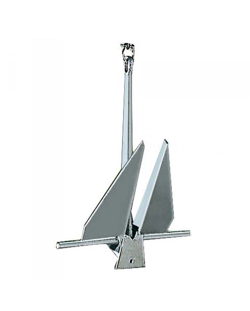 Ancre type Danforth - acier galvanisé - 10 kg
