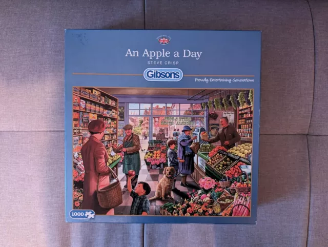 gibsons 1000 piece jigsaw puzzles An Apple a Day - fully complete