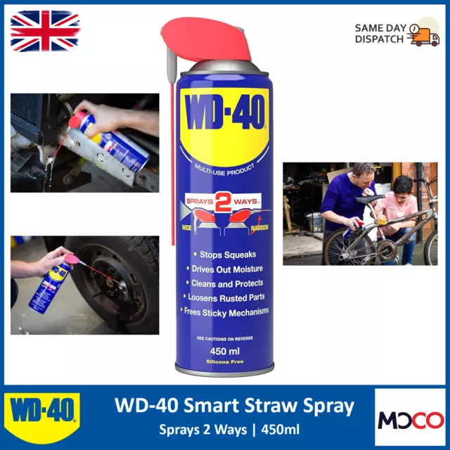 WD-40 Smart Straw Spray Pulitore antiruggine grasso multiuso 450 ml