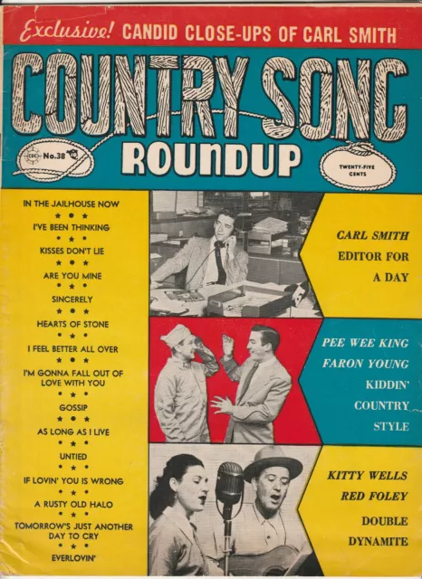 Old Issue of "COUNTRY SONG ROUNDUP" MAGAZINE. Music in May 1955. Grand Old Opry