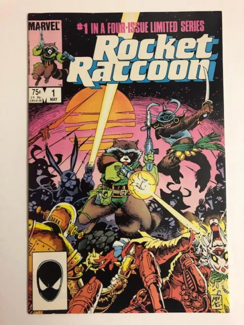 *Marvel Comics: Rocket Raccoon #1 May 1985 (Raw F~7.5-8.0) Rare Limited Series*