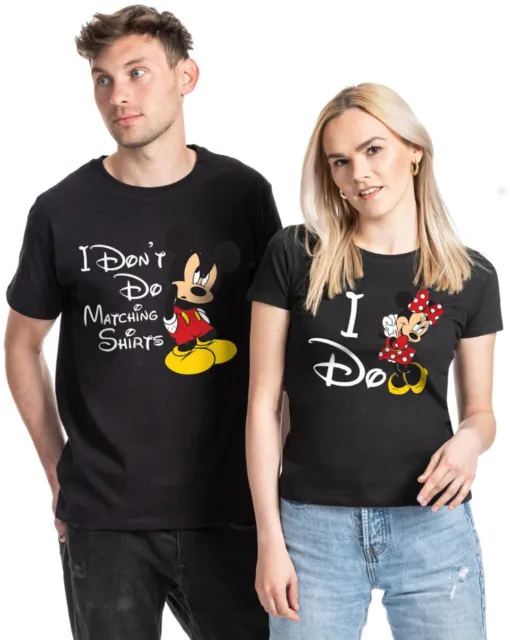 Minnie Mickey Matching T-Shirt Set Partner Pärchen King Queen Lustig Spruch Fun