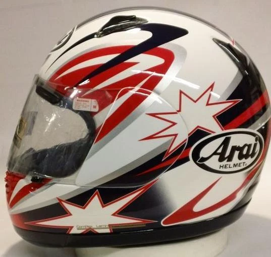 arai broc parkes helmet ARAI ASTRO/J BROC Parkes 2 Star Red motorcycle helmet Astral XS Sm Md Lg  $369.95
