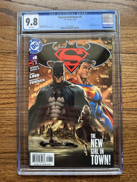 SUPERMAN BATMAN #8~CGC 9.8~1st KARA ZOR-EL Supergirl~DC Comics~2004~4222355001