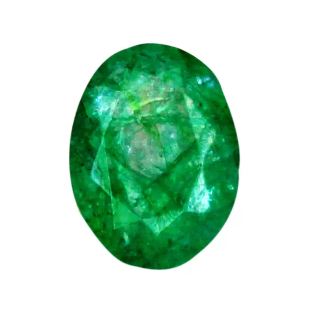 1.90Ct Oval Shape 100% Certified Natural Zambian Green Emerald Loose Gemstone