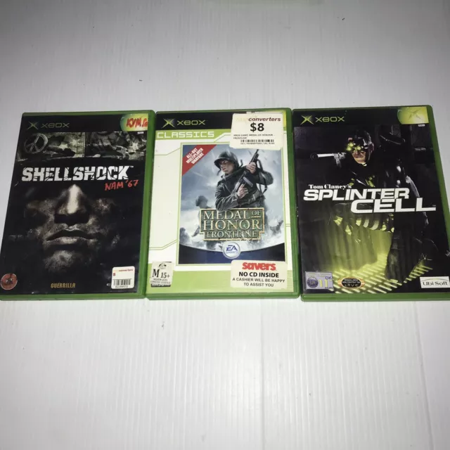 FABLE & SHELLSHOCK Nam 67 - Original Xbox Manuals Only $9.81 - PicClick AU