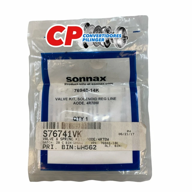 FORD 4R70E 4R70W 4R75E 4R75W Transmission Solenoid Regulator Valve Kit