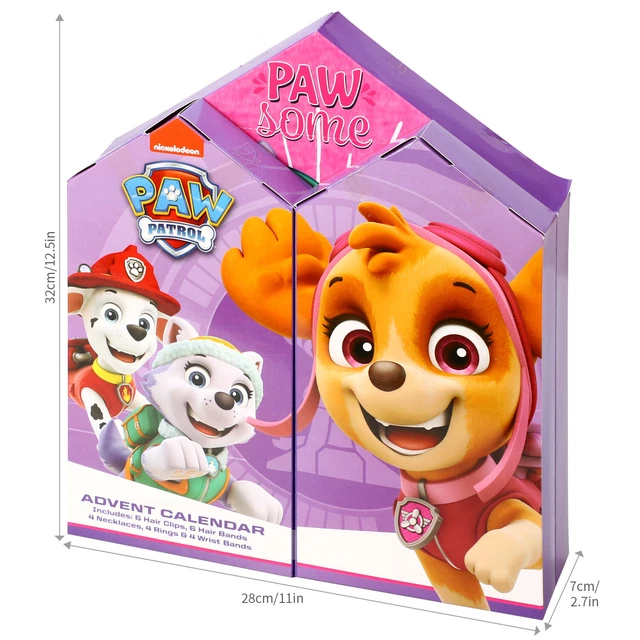 PAW PATROL GIRL Advent Calendar Kids Jewellery Hair Xmas Christmas