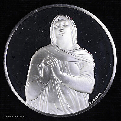 1973 .925 Silver Franklin Mint Medal | Michelangelo Rachel