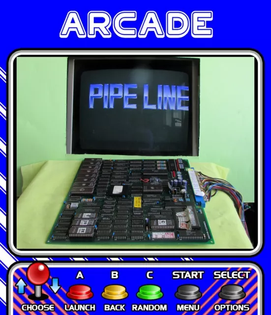 Scheda PCB jamma  " PIPE LINE "   per Arcade Videogiochi