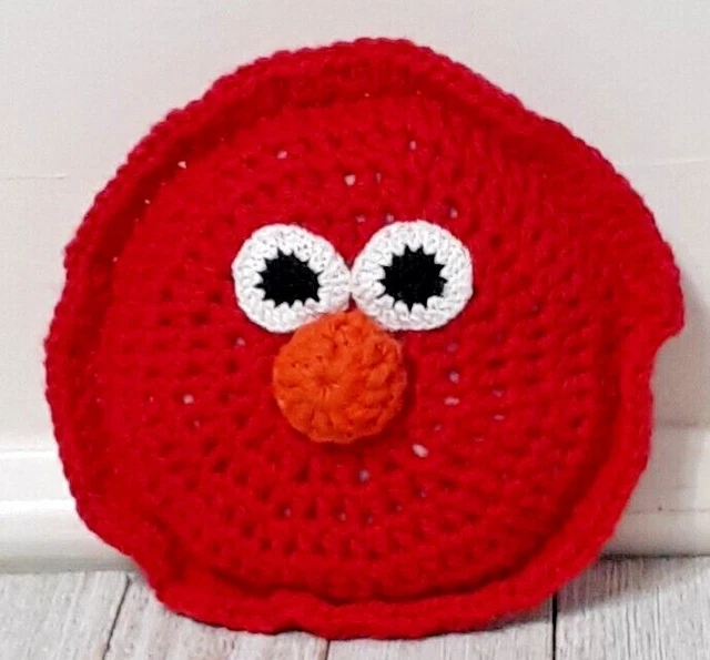 Red crochet Tooth fairy pillow handmade