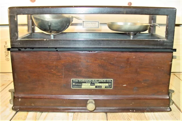 Antique The Torsion Balance Co Scale Style 5072 No. B101473 Class A 120 G RARE