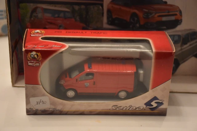 Camion De Pompier Renault Traffic Avec Zodiac - Solido 1/50 - État Neuf En Boîte (occasion)