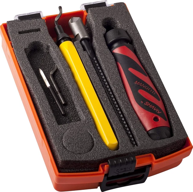 Shaviv 90118 Electrician Deburring&Chamfering Kit Contains 7 Multi-Purpose Tools