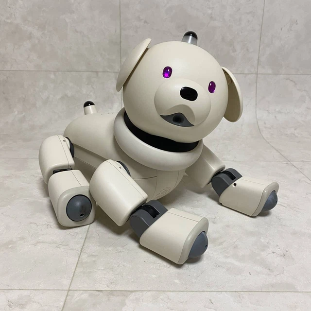 SONY AIBO ERS311 LATTE Entertainment Robot Dog Toy White with Box free