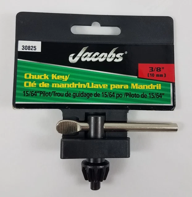 Jacobs Chuck Key for 1/4-3/8 " Chuck 15/64" pilot 30825