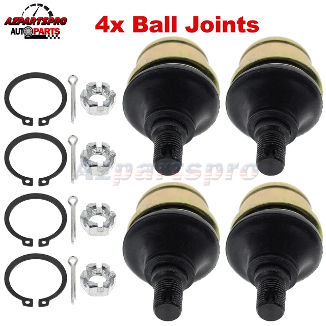 FOUR UPPER & Lower Ball Joints For Yamaha RHINO 450 660 700 FI