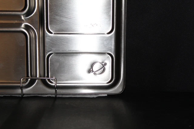 PlanetBox Launch Lunch Box 3 Compartment Stainless Steel Bento School Kids PlanetBox Launch Lunch Box 3 Compartment Stainless Steel Bento School Kids