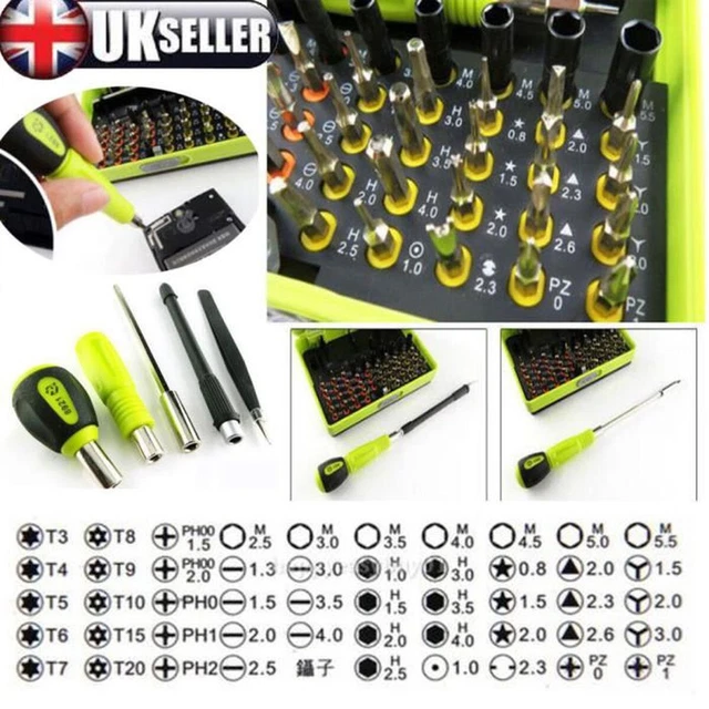 Mini Tournevis Electrique Precision, 52 en 1 Kit Tournevis de Precision