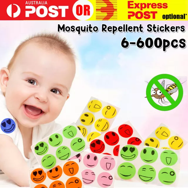 6-360 pcs Mosquito Repellent Stickers Anti-Toxic Natural Patches Insect Repeller
