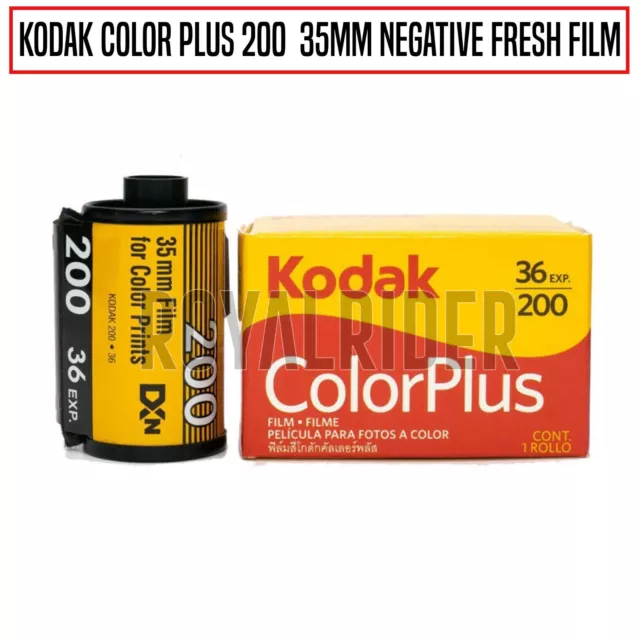 Kodak ColorPlus 200 Color Negative Film 35mm Roll Film 36 Exposures