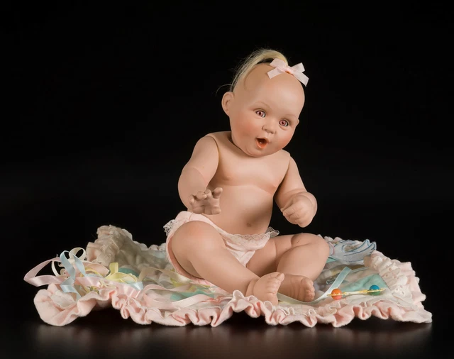 Ashton-Drake Galleries Titus Tomescu Special Delivery Porcelain Baby Girl Doll