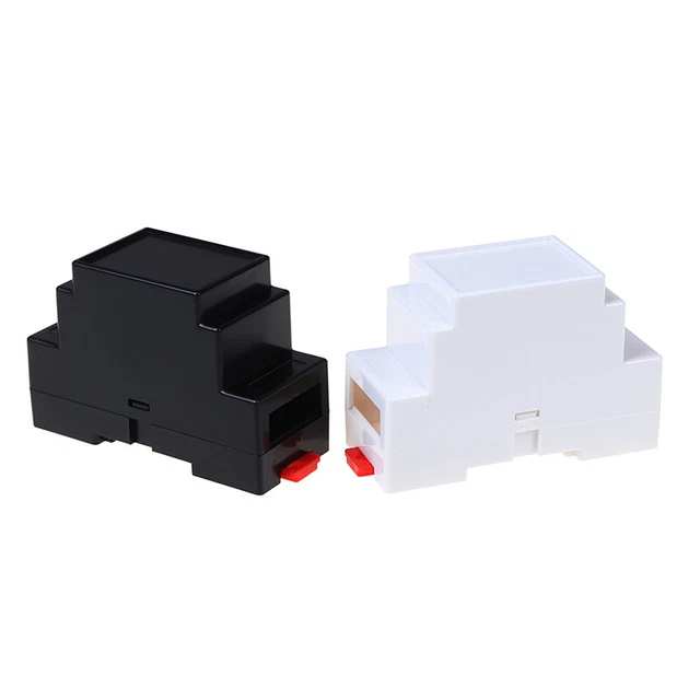 Plastic Electronics Box Project Case DIN Rail PLC Junction Box 88x37x5 npLDQV