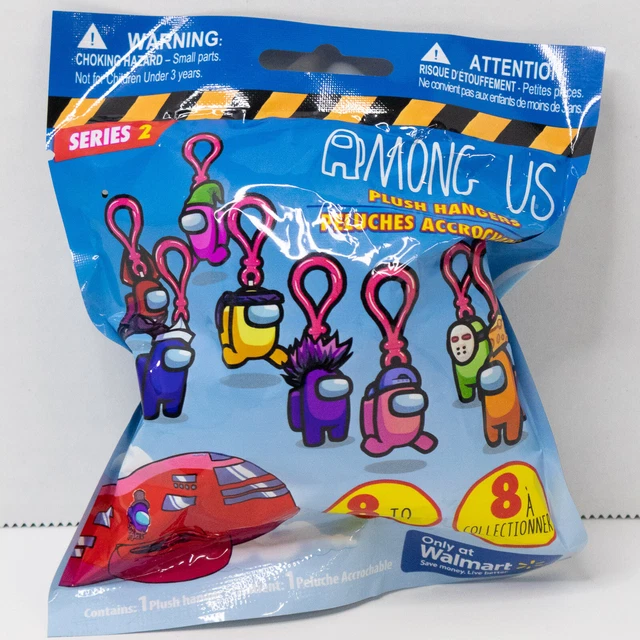 AMONG US SERIES 2 Plush Hangers Walmart Exclusive Random Blind Bag