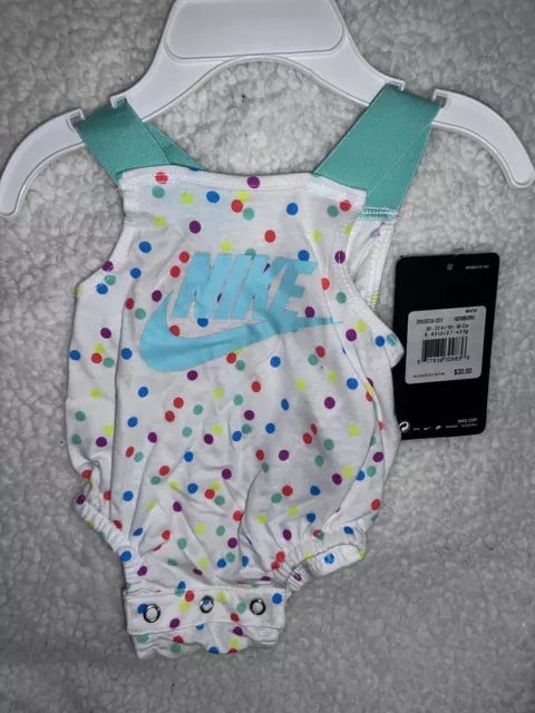 New Nike Baby Girl Bathing Suit, Infant One Piece Swim Suit- Size 3 Months