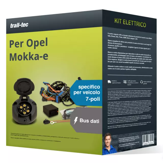 7 poli specifico per veicolo kit elettrico per OPEL Mokka-e, trail-tec Nuovo