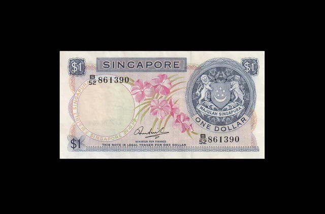 1971 SINGAPORE $1 **Hon Sui Sen** (( GEM UNC ))