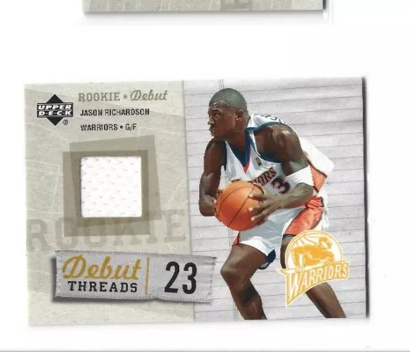 2005-06 Upper Deck Rookie Debut Threads-Jason Richardson-Warriors