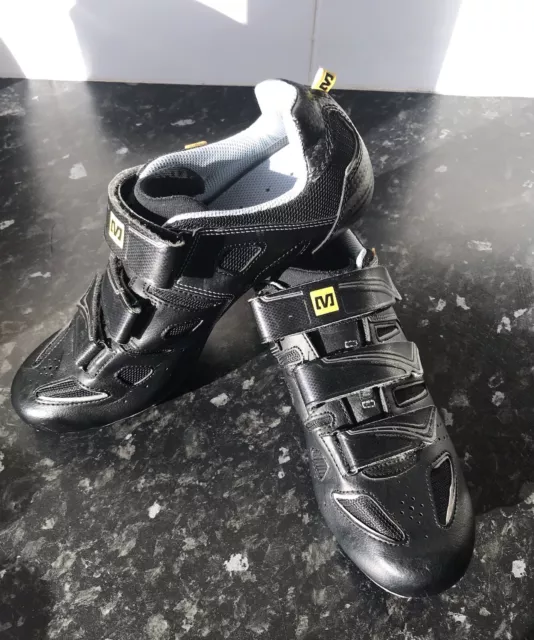 Mavic Ergogit Women’s Contagrip Comfort Strap Black Cycle Shoes Size 7 / 40